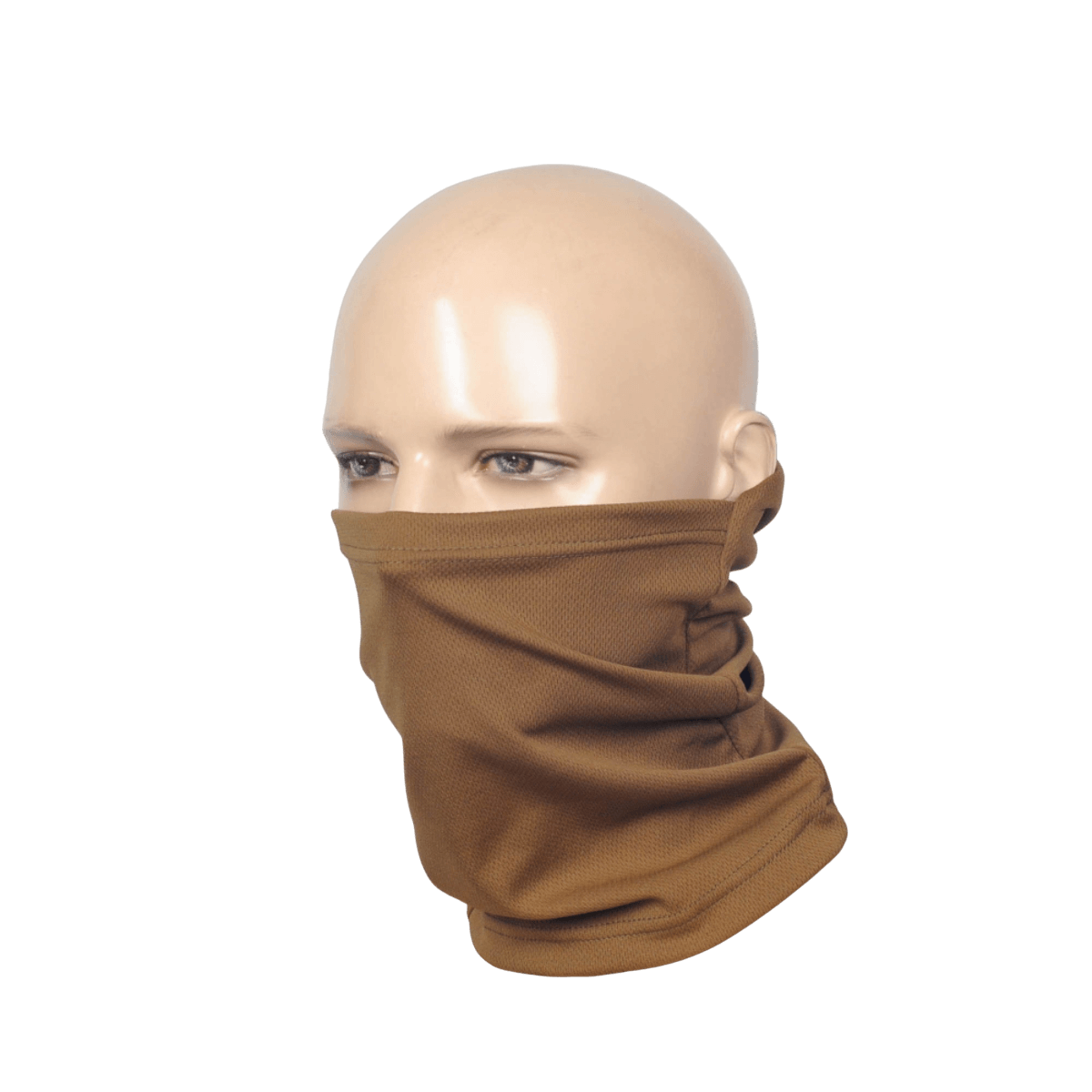 M-Tac Sweating Ninja-Balaclava, ruskea, suojaa hengitysteitä pölyltä ja pitää ihon kuivana ulkoilussa