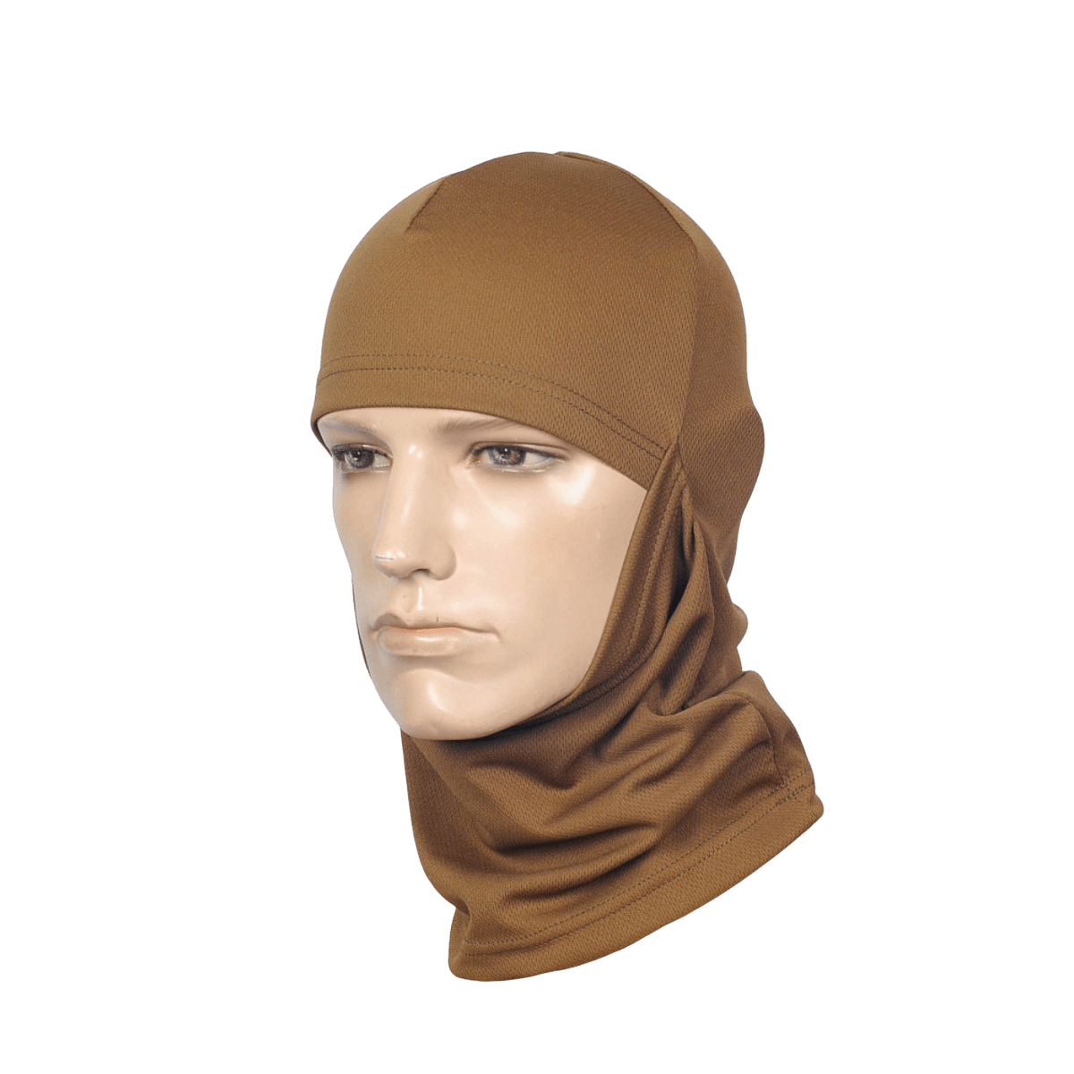 M-Tac Sweating Ninja-Balaclava, ruskea polyester, suunniteltu suojaamaan pölyltä ja pitämään ihon kuivana ulkoilussa