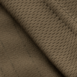 Lähikuva M-Tac Sweating Ninja-Balaclavan kankaasta, valmistettu 100% polyester, kosteutta siirtävä ominaisuus