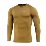 M-Tac Level I Polartec Thermal Shirt ruskeana, anatominen istuvuus, optimaaliseen lämmönsäätelyyn, täydellinen talven aluspaita.
