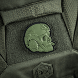M-Tac Patch Operator 3D PVC Velcro-kiinnityksellä, realistinen muotoilu, kiinnitetty taktiseen varusteeseen oliivinvihreänä, 6x7 cm moraalimerkki.