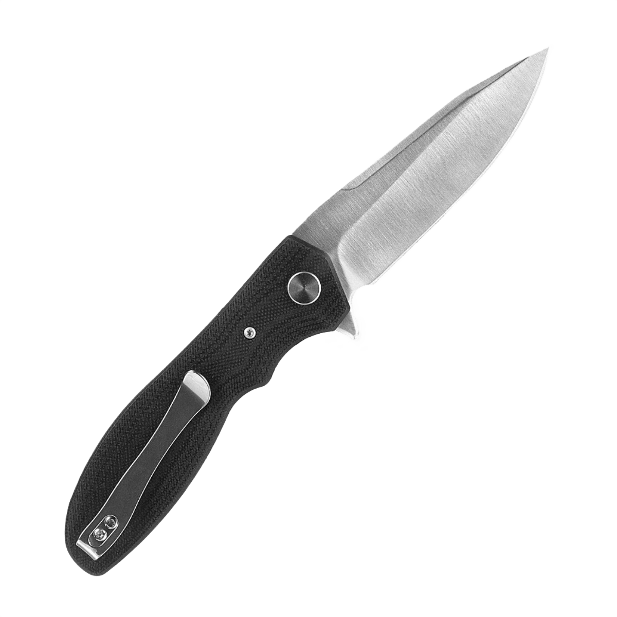 M-Tac Outdoor & Militær taittoveitsi - Type 6, kromattu ruostumaton terä ja musta G10-komposiittikahva, sopii EDC-käyttöön.