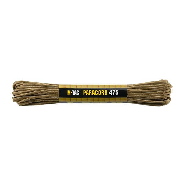 M-TAC Paracord 475 - 15m kulutusta kestävä nailonköysi ulkoiluun.