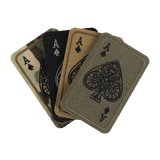 M-Tac Patch Ace Of Spades (broderi) – Cordura 500D, Velcro, täydellinen vaatteisiin ja varusteisiin useissa väreissä, koko 5 x 8 cm, kirjailtu kuvio.