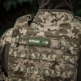 M-Tac Patch Autosave PVC sotilasliivissä maastokuvioinnilla, 3D-morale-patch Velcro-takapuolella helppoon kiinnitykseen.