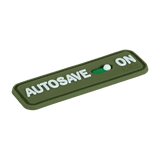 M-Tac Patch Autosave PVC täysvärinen 3D-muotoilulla, valmistettu PVC:stä ja takana Velcro, täydellinen vaatteisiin tai taktiseen varustukseen.