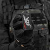 M-Tac Patch Bad Boy (Broderi) Cordura 500D:ssä, jäniksen kallo, Ace of Spades -motiivi, kiinnitetään Velcrolla, symboloi rohkeutta ja vapautta.
