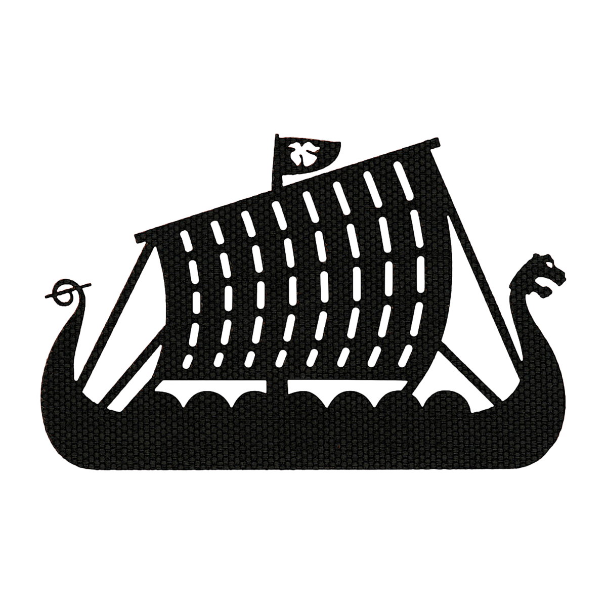 M-Tac Patch Drakkar Laser Cut – viikinkilaiva, Cordura 500D, täydellinen univormuun tai laukkuun, esittää ikonisen Drakkar-aluksen.