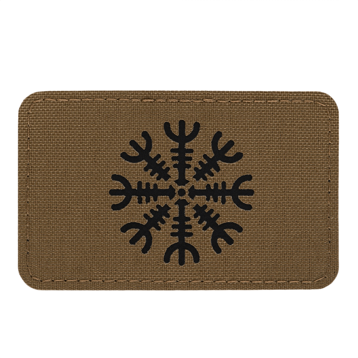 M-Tac Patch Helm of Horror Vaakasuuntainen Laser Cut – ægishjálmur‑kuvio kestävässä Cordura 500D:ssä, sopii univormuun tai taktiseen varustukseen.