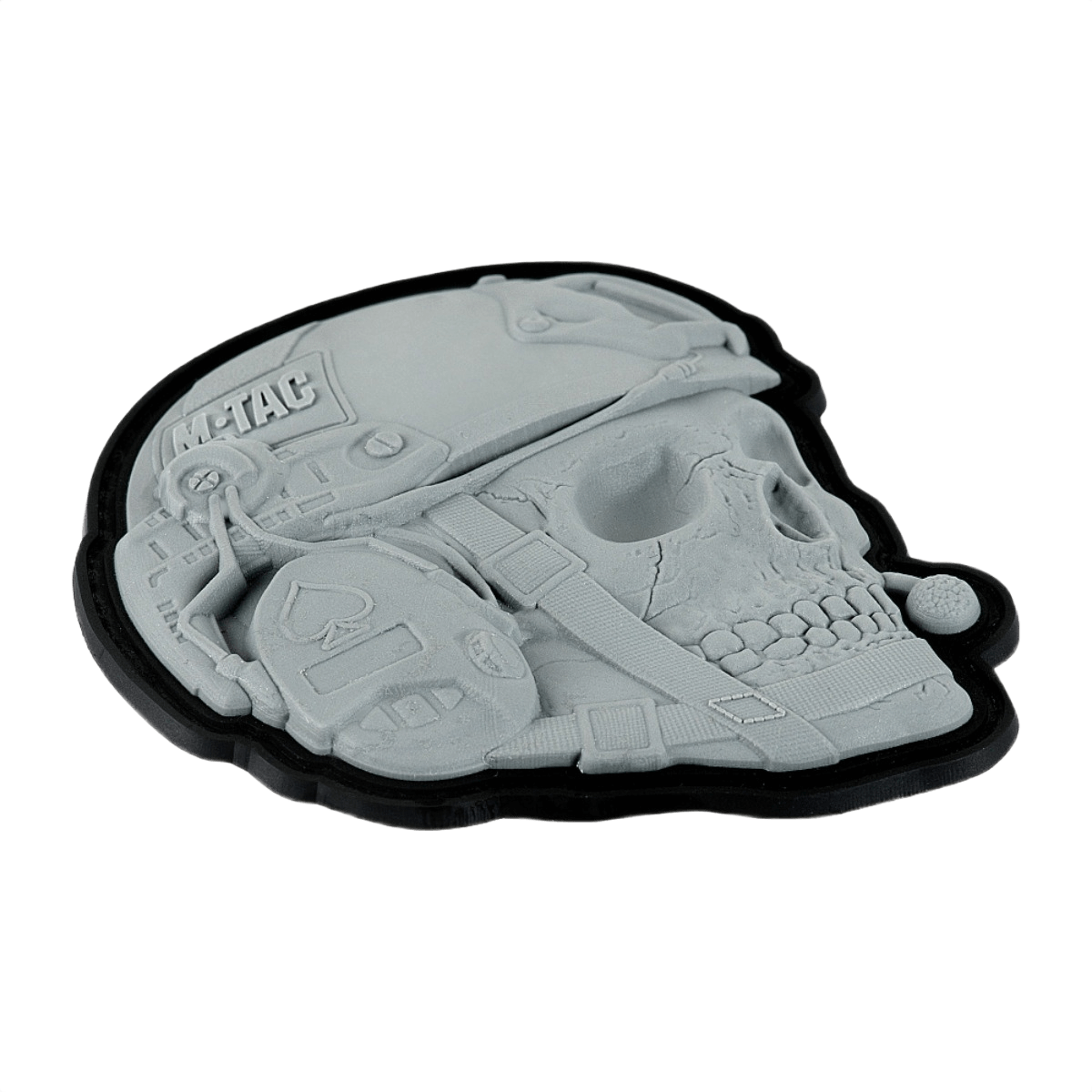 M-Tac Patch Operator 3D PVC realistisessa muotoilussa Velcro-kiinnityksellä, sopii moraalimerkiksi vaatteisiin tai laukkuun, koko 6x7 cm.