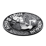 M-Tac Patch Sons of Odin 3d Velcro taktinen morale-tarra viikinki-aiheella, PVC 3d, koko 80mm