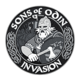 M-Tac Patch Sons of Odin 3D Velcro viikinki-aiheella, 80 mm PVC moraalimerkki univormuun tai varusteisiin, sopii taisteluun ja vapaa-aikaan