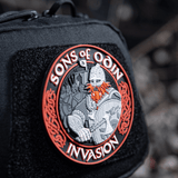 M-Tac Patch Sons of Odin 3D Velcro moraalimerkki repussa 3D-efektillä ja Velcro-kiinnityksellä