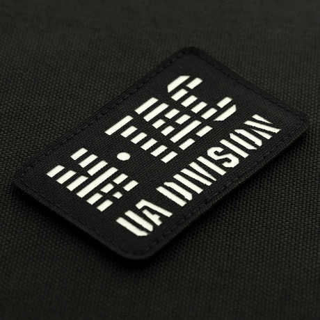 M-Tac Patch UA Division Laser Cut pimeässä hohtavalla materiaalilla ja Velcro-kiinnityksellä, sopii erinomaisesti sotilaskäyttöön.