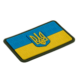 M-Tac Patch Ukraine Flag vaakuna PVC:ssä sinisin ja keltaisin värein ja 3D Trident -yksityiskohdalla, sopii vaatteisiin ja varusteisiin. Mitat: 8 x 5 cm.