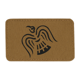 M-Tac Patch Ravneflag Laser Cut – musta korppi Cordura 500D -kankaalla, sopii univormuun tai taktiseen varustukseen, kiinnitys Velcro.