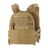 M-Tac Plate Carrier Cuirass Elite Gen.II, edistynyt taktinen liivi Duraflex-pikalukoilla, Cordura 500D -materiaali, hiekansävy.