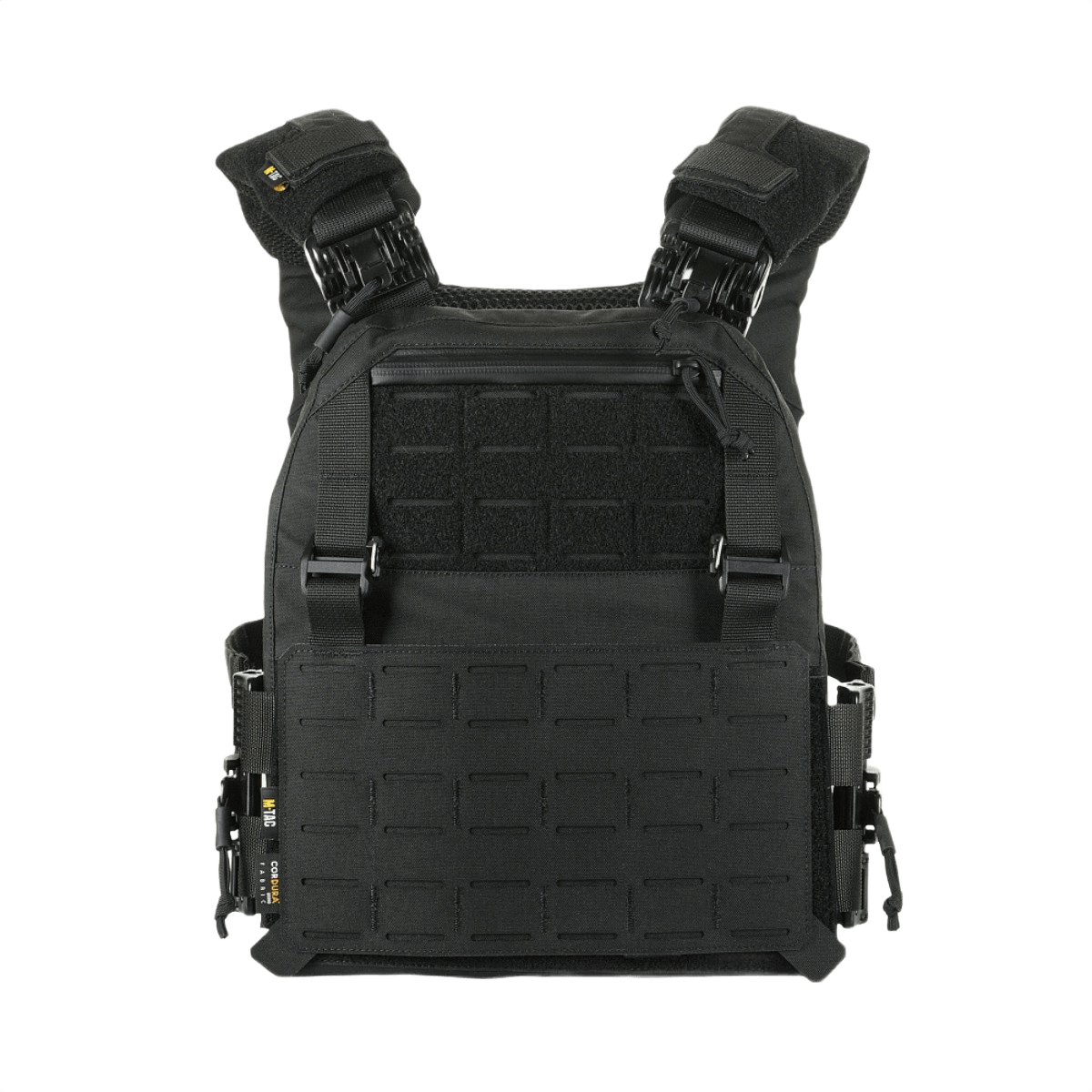 M-Tac Plate Carrier Cuirass FAST QRS Gen.II kestävässä Cordura 500D:ssä ja pikasulkumekanismilla.