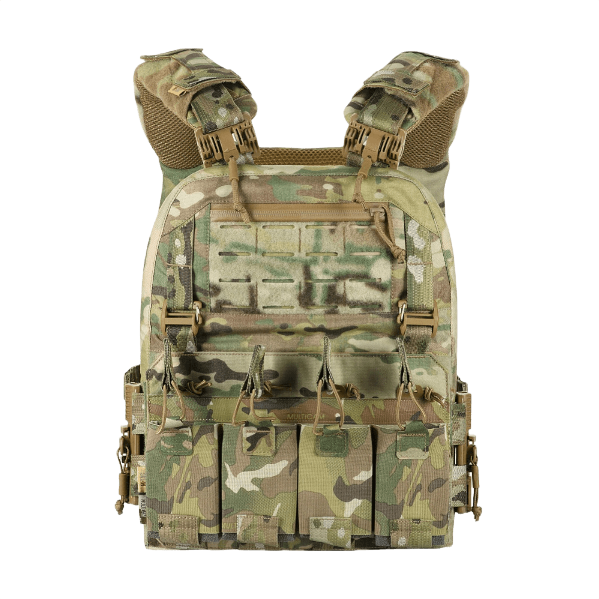 M-Tac Plate Carrier Cuirass FAST XL QRS suojaliivi Cordura 500D:stä 3D-meshillä mukavuutta ja ilmanvaihtoa varten.
