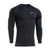 M-Tac Level I Polartec Thermal Shirt mustana, ihanteellinen aluspaita talveen, valmistettu Power Dry® -materiaalista lämmönsäätelyä ja mukavuutta varten.