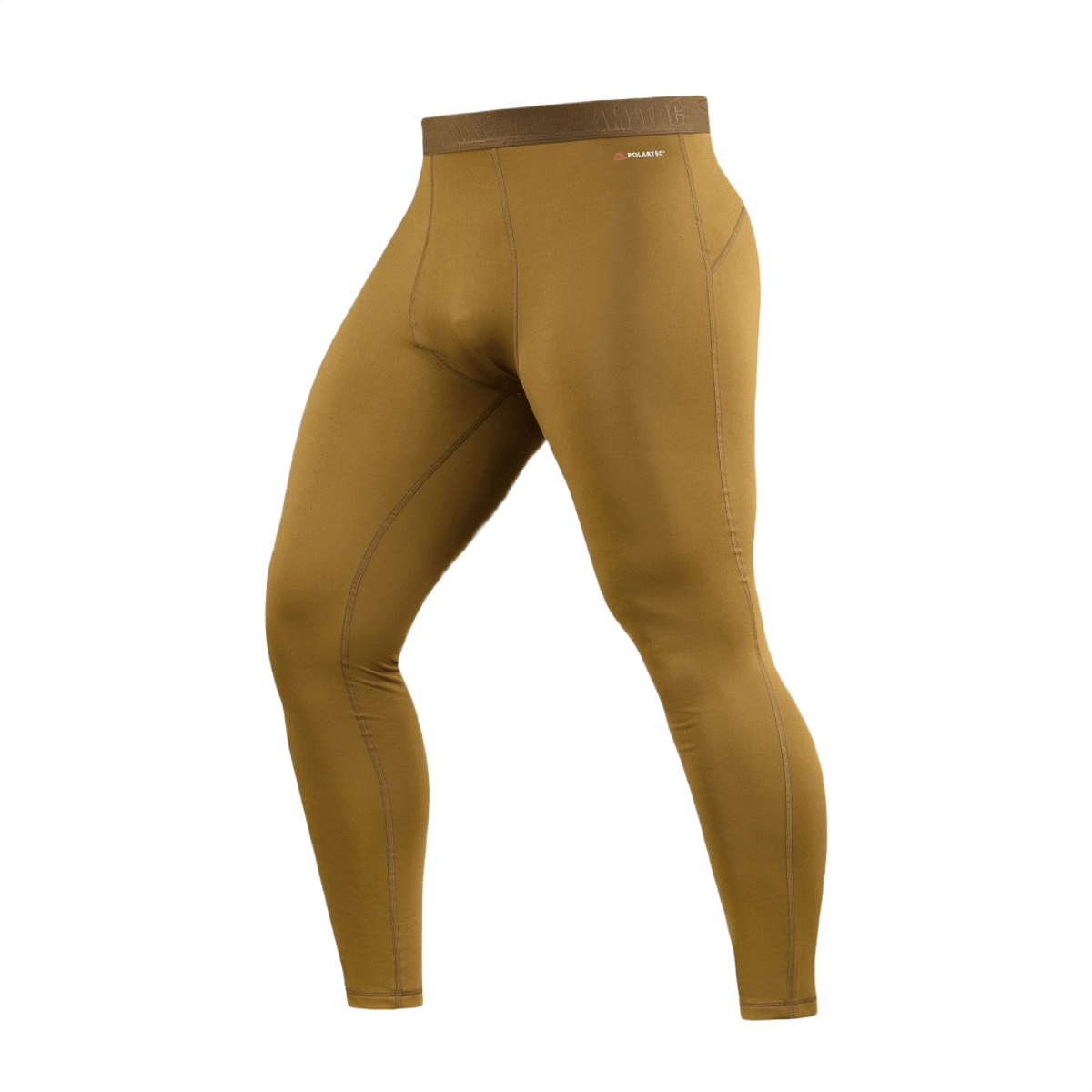 M-Tac Level I Polartec Thermal -housut ruskeina, ihanteelliset baselayeriksi talvella, valmistettu premium Power Dry®-materiaalista.