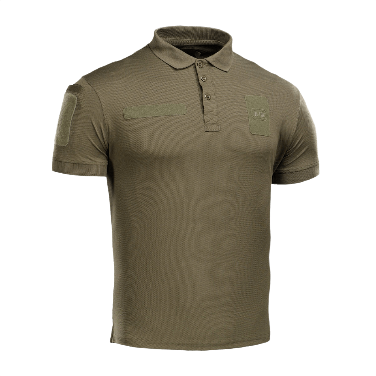 M-Tac Polo Elite Tactical Coolmax, en oliivinvihreä coolmax®-pikeepaita kosteudenpoistolla, suunniteltu poliisille ja turvallisuustyöhön.