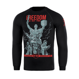 M-Tac Raglan Freedom -college, painatus ukrainalaisista sotilaista 'Moderlandet' edessä, moderni ja mukava istuvuus, puuvilla/elastaani.