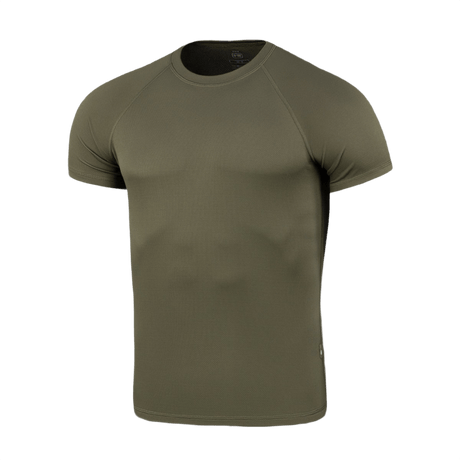 M-Tac T-Shirt Raglan Sweat-Wicking Tactical Summer, oliivinvihreä, aktiiviseen käyttöön. Täydellinen lämpimiin päiviin, hikiä siirtävä materiaali.