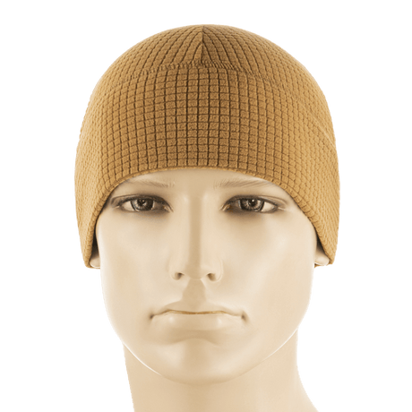 M-Tac Rip-Stop Fleece Hjelmliner, beige, kevyt ja lämmin kylmiin olosuhteisiin, käytettäväksi kypärän alla tai itsenäisesti, suojaa tuulelta ja kylmältä