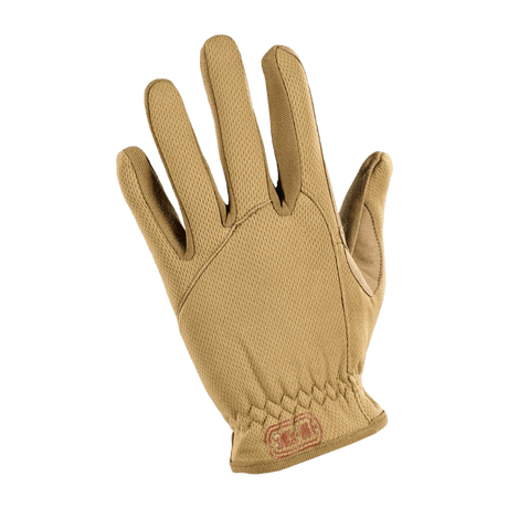 M-Tac Handsker Scout Tactical Mk.2, beige, synteettinen nahka kämmenessä ja mukava joustava resori joustavuuteen.