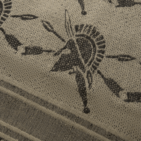 M-Tac Shemagh Spartan Spartan-henkisellä designilla suojaamaan auringolta, hiekalta ja tuulelta, 100% puuvillaa, koko 110 x 110 cm.