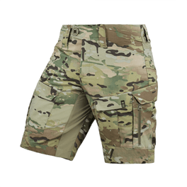 M-Tac Shorts STURM Gen.II Nyco Extreme camo-kuvio, nelisuuntainen stretch ja vahvistukset, ihanteellinen taktiseen käyttöön ja ulkoiluun.