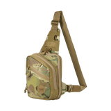 M-Tac Sling -pistoolilaukku Elite Hex Velcro maastokuvio, säädettävä hihna ja kestävät vetoketjut.