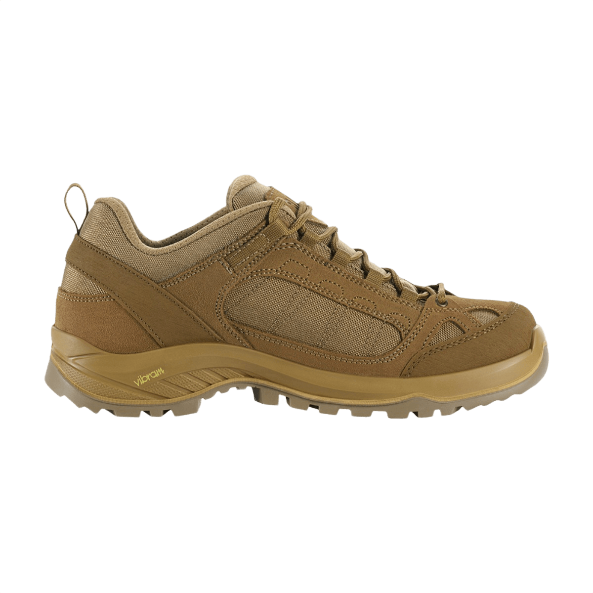 M-Tac Sneakers Tactical Demi-Season Pro Line Vibram-pohjalla, suunniteltu mukavuuteen ja kestävyyteen, suede ja Cordura.