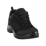 M-Tac Sneakers Tactical Demi-Season Pro Line mustana, suede ja Cordura, Vibram-pohja, soveltuu harjoitteluun ja taktisiin tehtäviin.