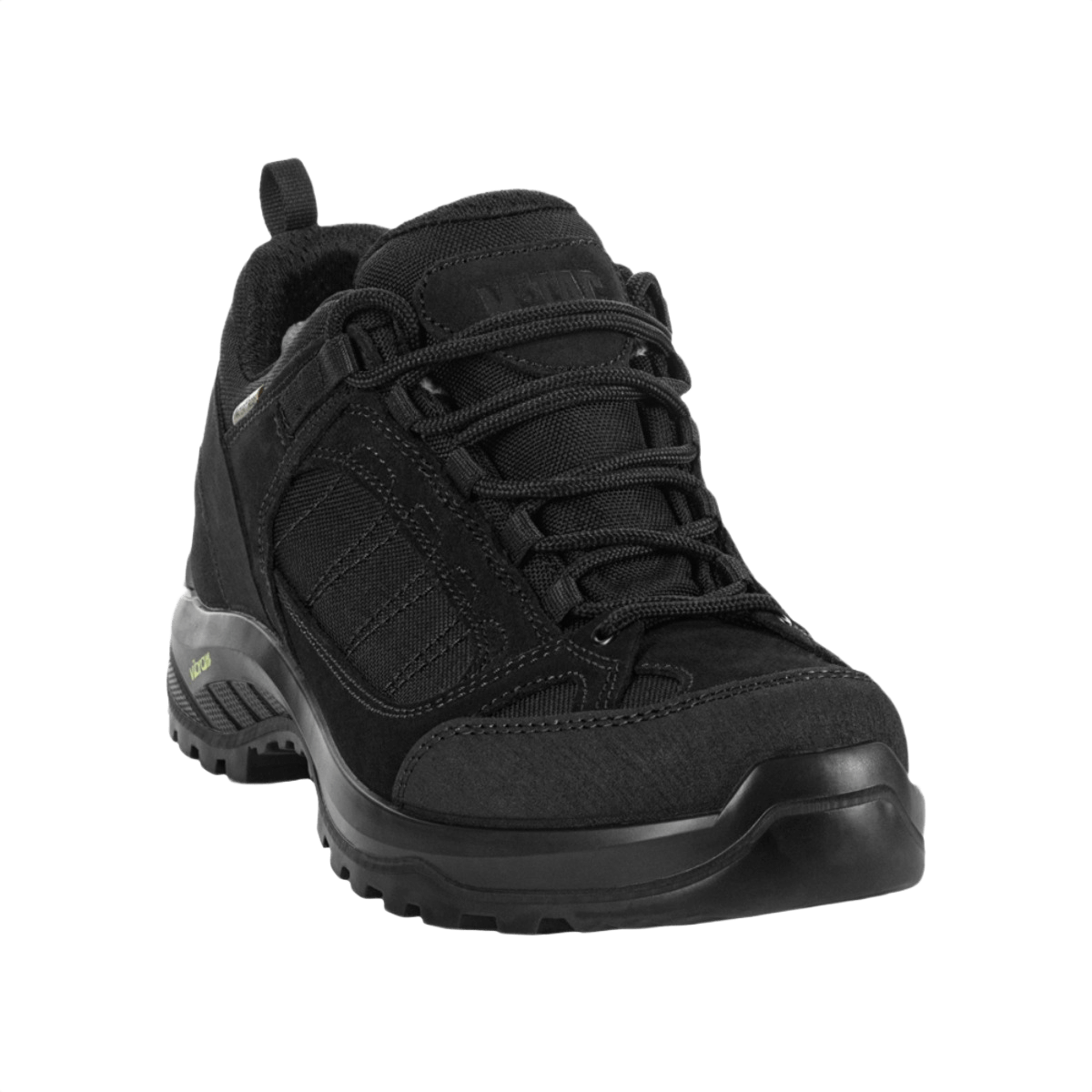 M-Tac Sneakers Tactical Demi-Season Pro Line mustana, suede ja Cordura, Vibram-pohja, soveltuu harjoitteluun ja taktisiin tehtäviin.