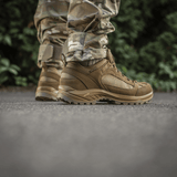 M-Tac Sneakers Tactical Demi-Season Pro Line suede- ja Cordura-materiaaleista Vibram-pohjalla, soveltuu taktisiin tehtäviin ja vaellukseen.