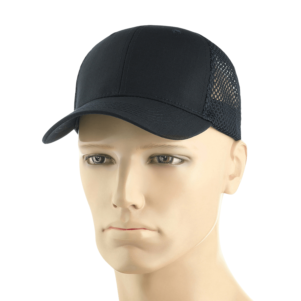 M-Tac Mesh Flex Ripstop Baseball Cap mesh-paneeleilla, säädettävä Velcro-nauha mallinukella; optimaalinen ilmanvaihto ja mukavuus ulkokäyttöön.