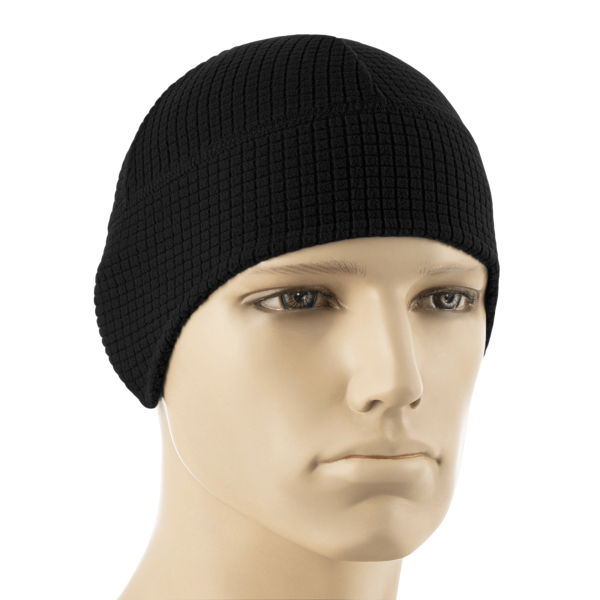 M-Tac Fleece Rip-Stop Hjelmhue Gen.II musta, kulutusta kestävä fleece-materiaali, sopii viileään säähän, käytettävissä kypärän tai hupun alla.
