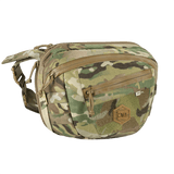 M-Tac Sphaera Hardsling Bag Large Elite med Velcro Cordura-materiaalista, säädettävä olkahihna ja Velcro-paneeli maastokuosissa.