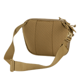 M-Tac Sphaera Hardsling Bag Large Elite med Velcro kestävästä Cordura-materiaalista, säädettävä olkahihna, nähtynä takaa.