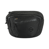 M-Tac Sphaera Hex Hardsling Bag Large Elite musta, vetoketju ja logo edessä. Käytännöllinen ja siisti laukku.