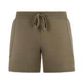 M-Tac Shorts Sport Fit Cotton ruskeana, elastinen vyötärö ja sivutaskut, 100% puuvillaa, sopii urheiluun ja arkeen.