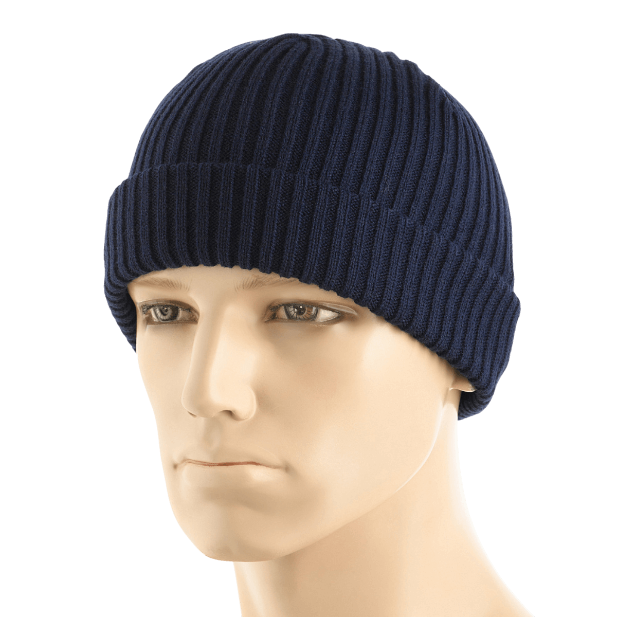 M-Tac Watch Cap 100% Akryl tummansininen neulospipo, ihanteellinen kylmään säähän, kaksoiskäänne lisälämmöksi, valmistettu 100% Akryl.