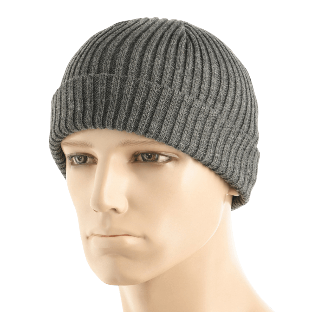 M-Tac Watch Cap 100% Akryl neulepipo kylmään säähän kaksinkertaisella käänteellä, kevyt jousto ja kestävä matala malli.
