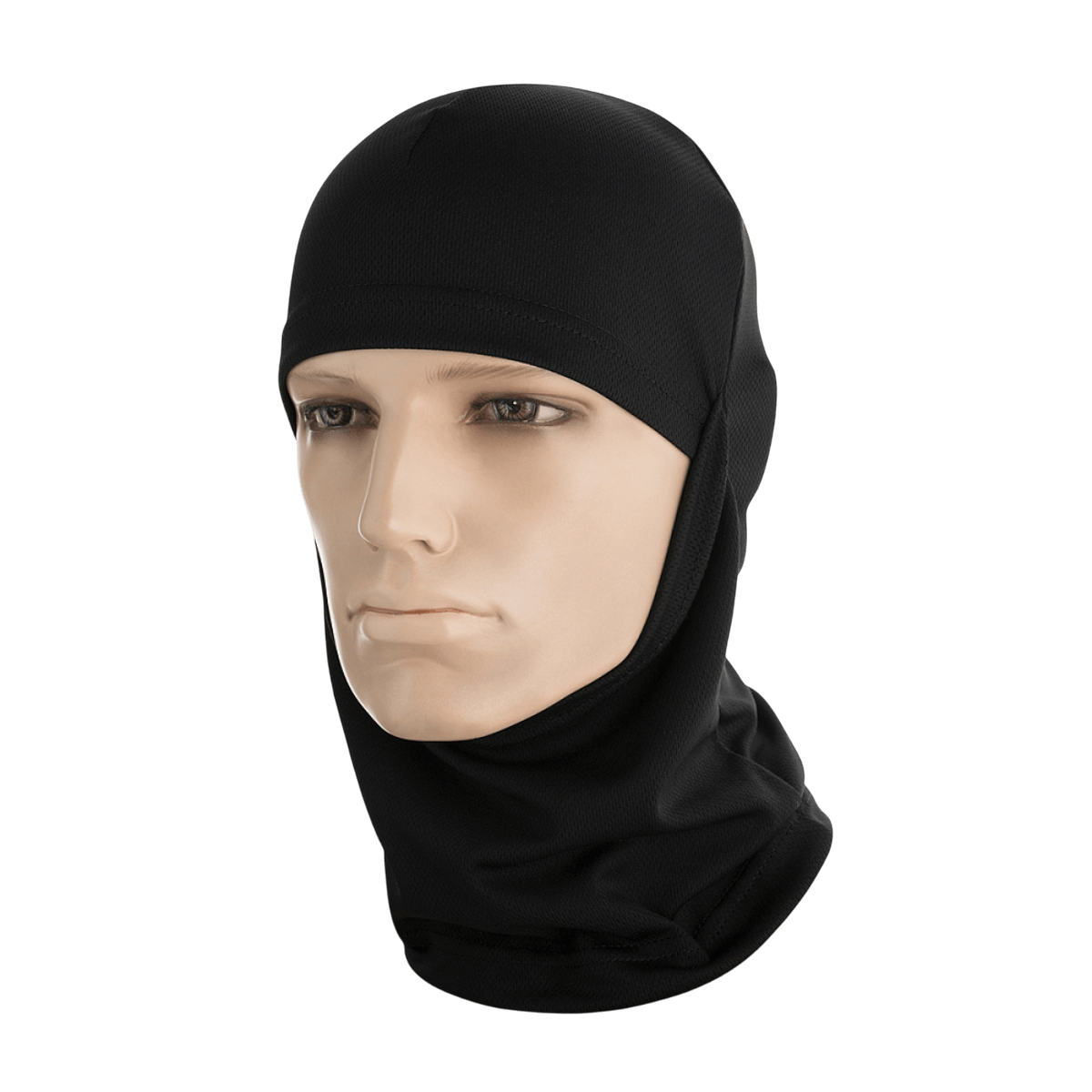M-Tac Sweating Ninja-Balaclava, musta, suojaa pölyltä ja kosteudelta, sopii ulkoiluun, valmistettu 100% polyester, valmistettu Ukrainassa