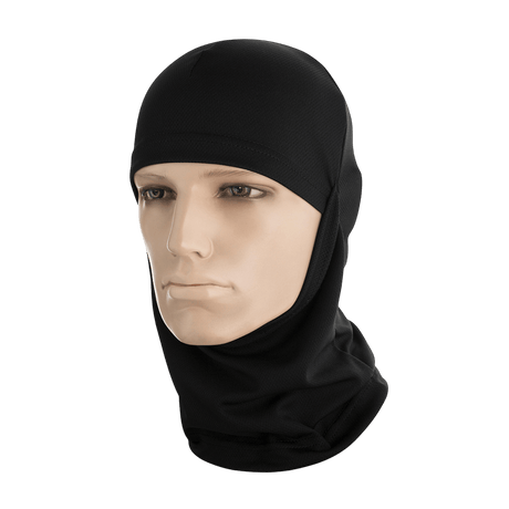 M-Tac Sweating Ninja-Balaclava, musta, suojaa pölyltä ja kosteudelta, sopii ulkoiluun, valmistettu 100% polyester, valmistettu Ukrainassa