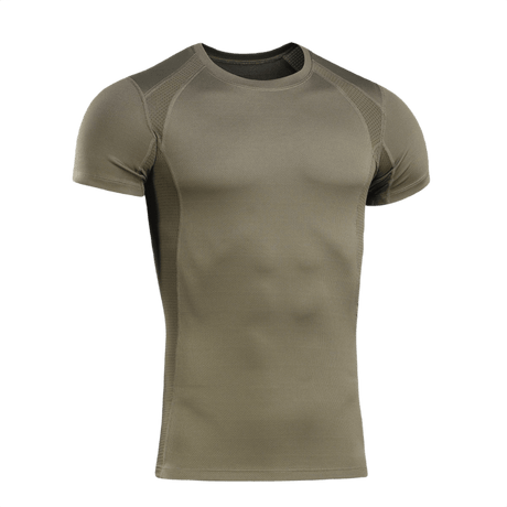 M-Tac T-Shirt Sweat-Wicking Athletic Gen.II oliivinvihreä harjoitteluun, valmistettu kosteutta siirtävästä 100% polyesteristä.