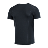 M-Tac Sweat-Wicking T-Shirt Athletic musta lyhythihainen, anatominen istuvuus ja kosteutta siirtävä materiaali.