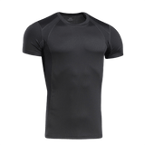 M-Tac T-Shirt Sweat-Wicking Athletic Gen.II - treenipaita mustaa polyesteriä, anatominen istuvuus ja kosteutta siirtävä teknologia.